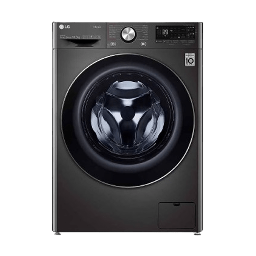 10.5kg Washing Machine – Black Steel, AI DD Motor